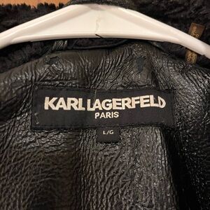 Karl Lagerfeld Black Teddy Jacket